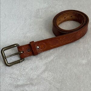 Men’s‎ Distressed Leather Bald Eagle Patriotic Cowboy Rodeo Western Belt XL 49”